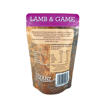 Lamb & Game Rub 125G