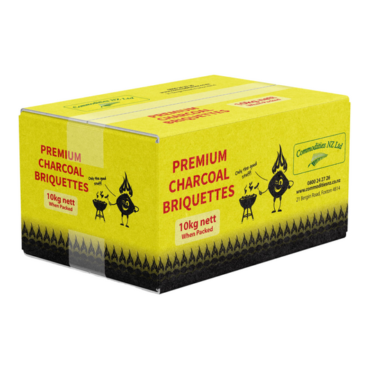 Commodities NZ Premium Charcoal Briquettes 10kg